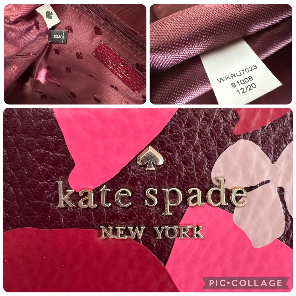 Kate Spade WKRU7023 Jackson Forest Floral Medium Backpack - Picture 14 of 16